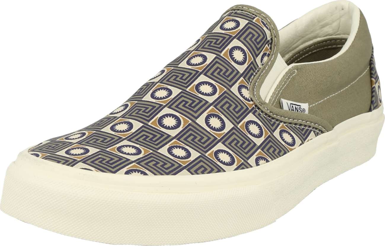 VANS Slip on boty námořnická modř / olivová / bílá