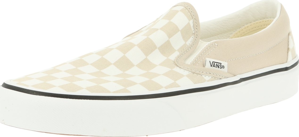 VANS Slip on boty cappuccino / bílá