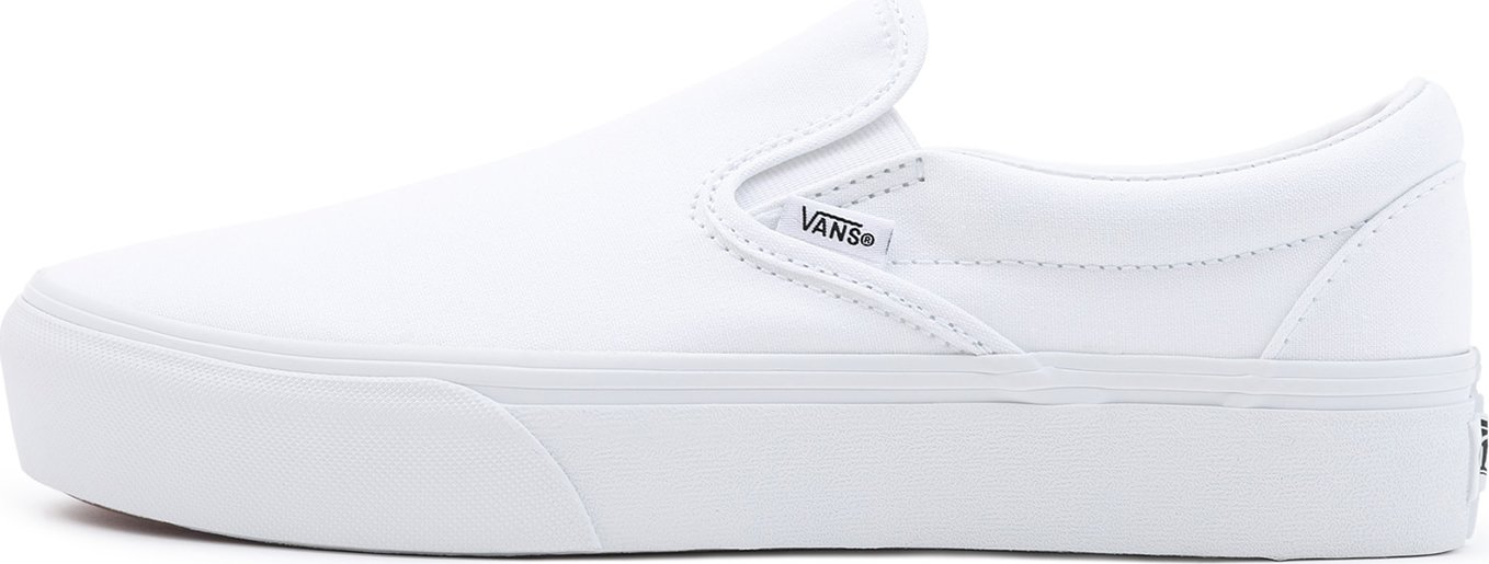 VANS Slip on boty 'UA Classic Slip-On Platform' bílá