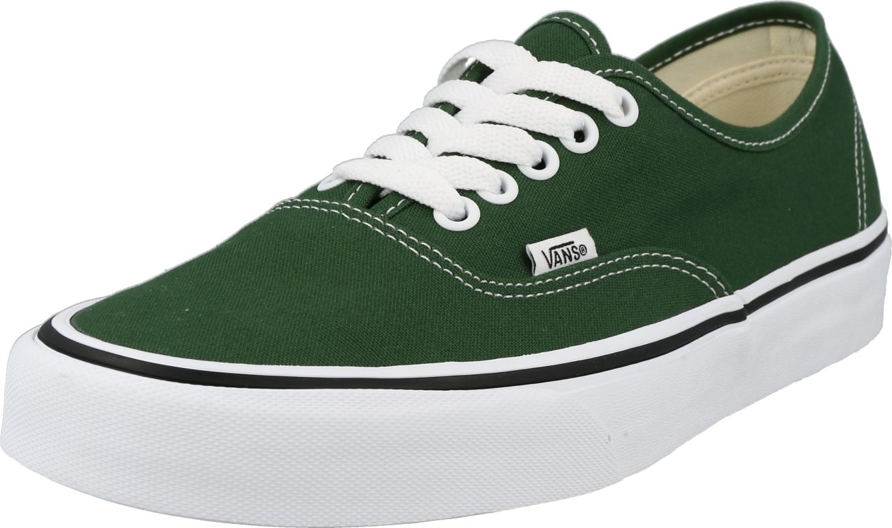 VANS Tenisky tmavě zelená / bílá