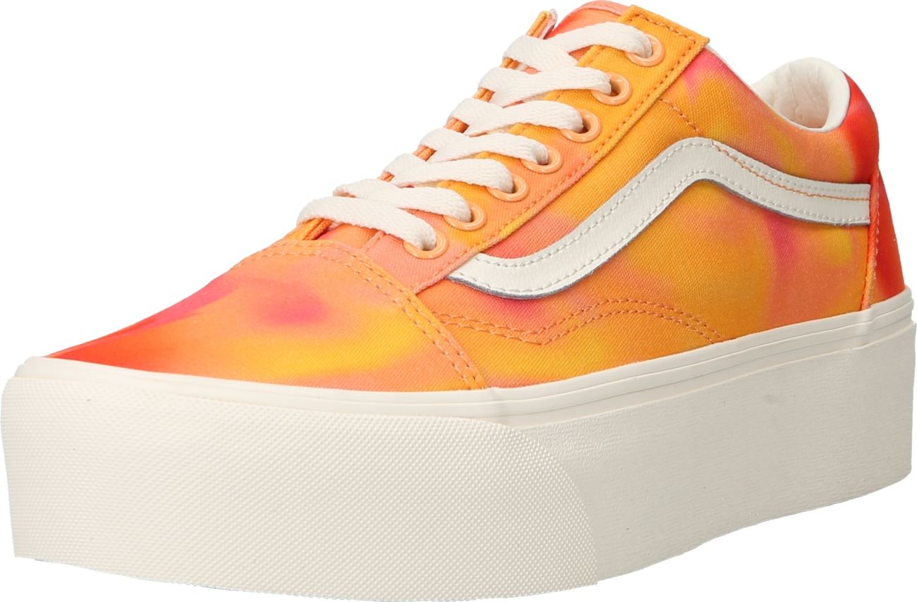 VANS Tenisky oranžová / humrová / bílá