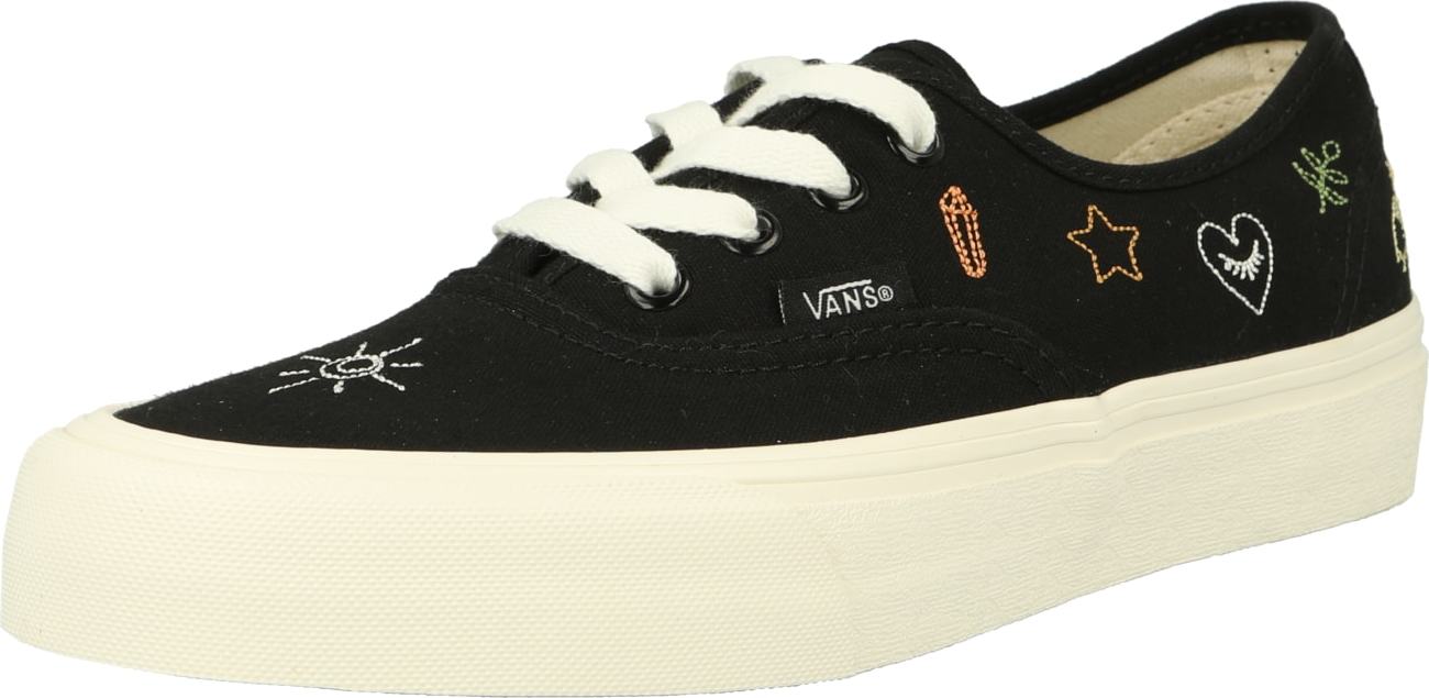 VANS Tenisky zelená / oranžová / černá / bílá