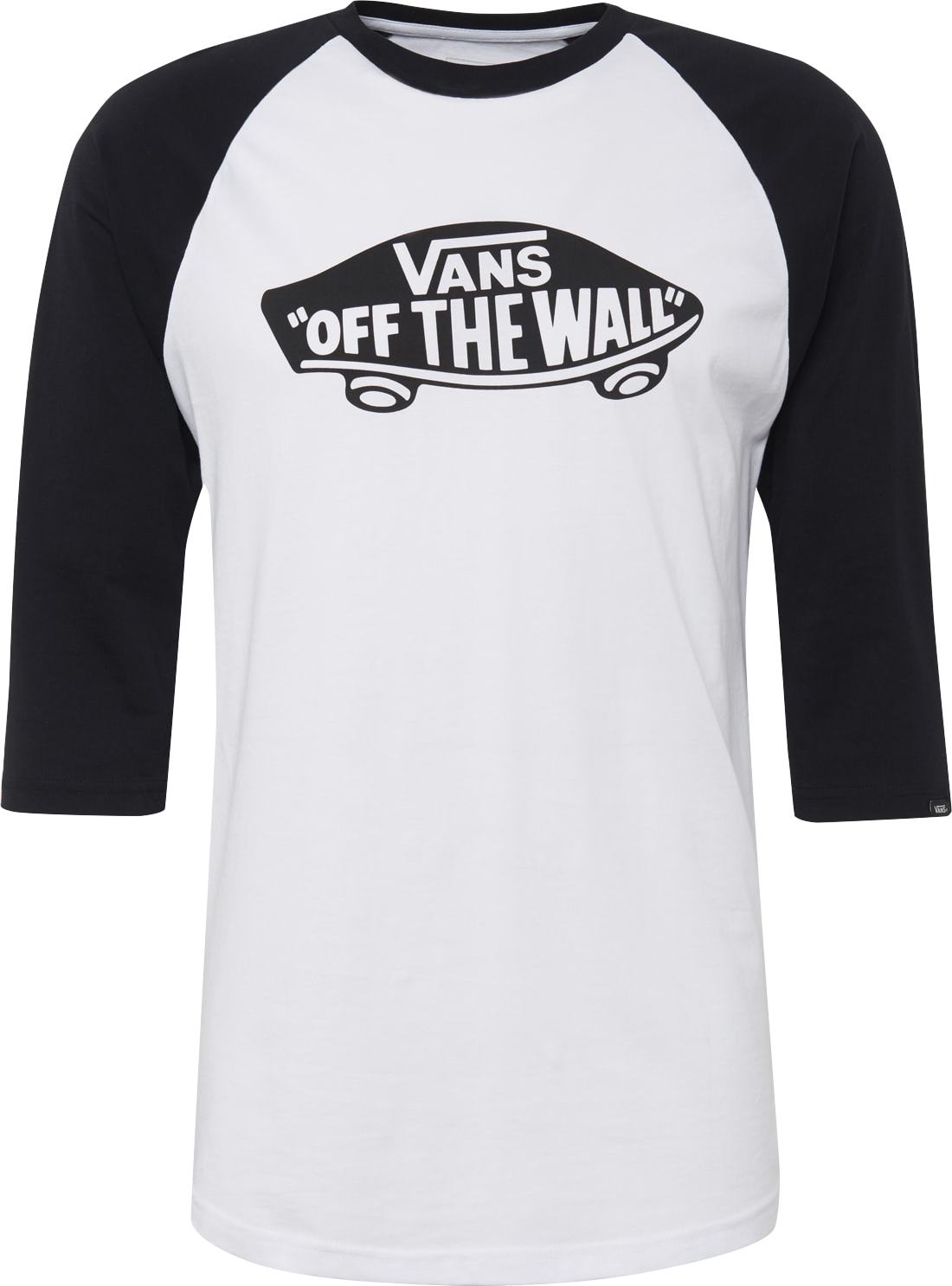 VANS Tričko 'OTW RAGLAN' černá / bílá