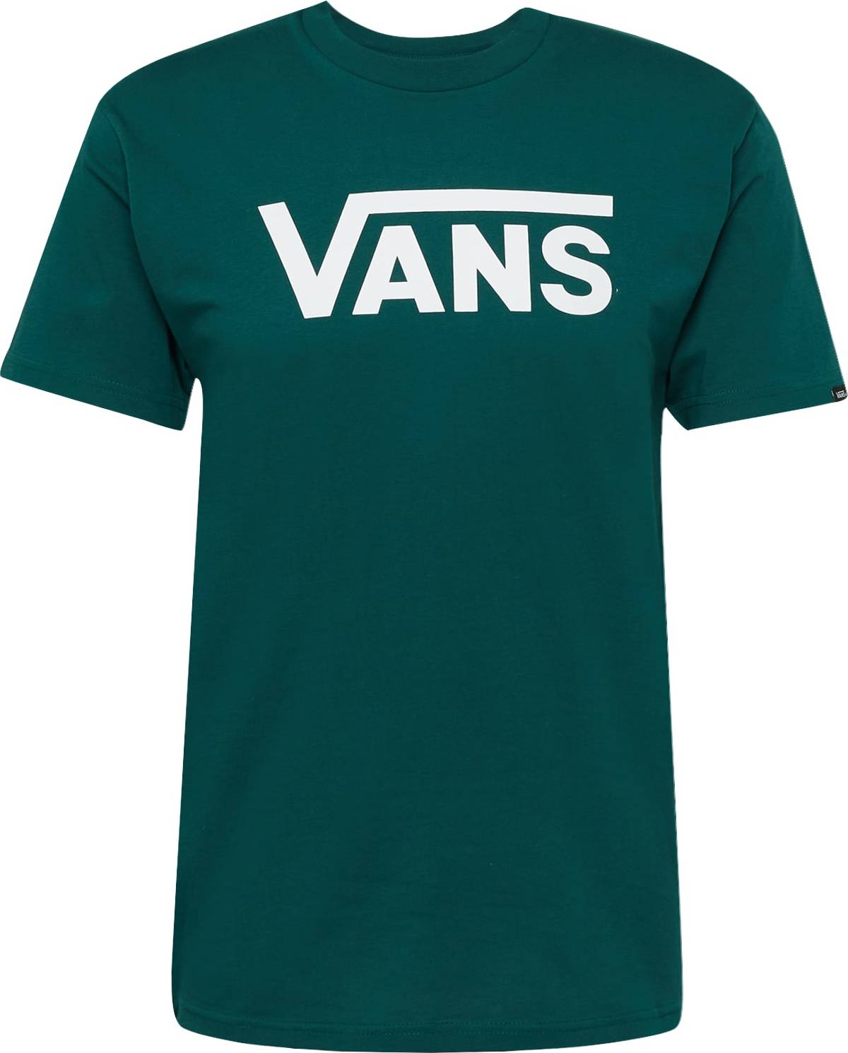 VANS Tričko smaragdová / bílá