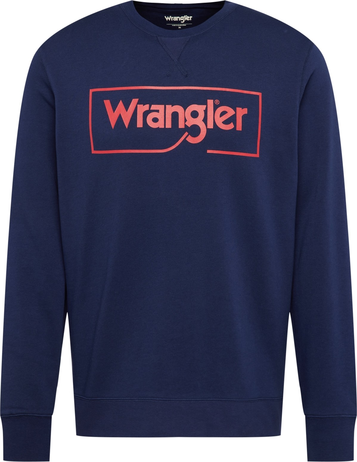 WRANGLER Mikina námořnická modř / červená