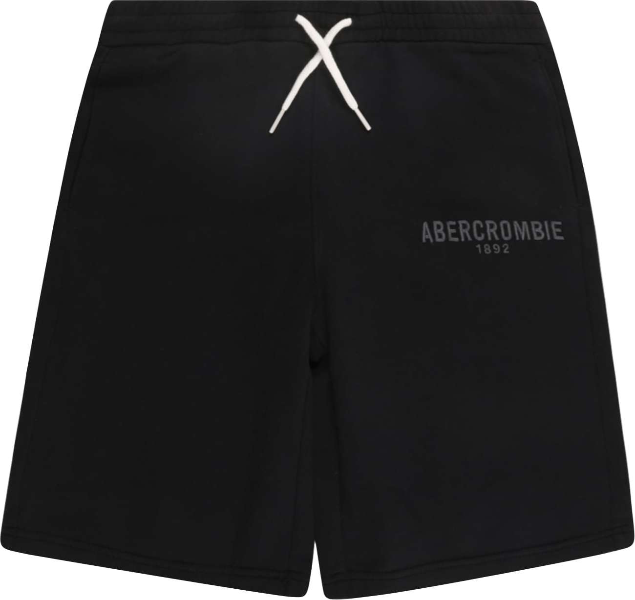 Abercrombie & Fitch Kalhoty tmavě šedá / černá