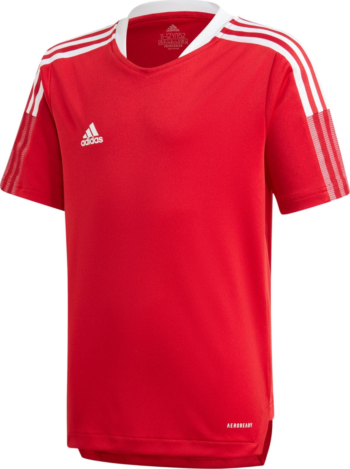 ADIDAS PERFORMANCE Funkční tričko 'Tiro 21' červená / bílá