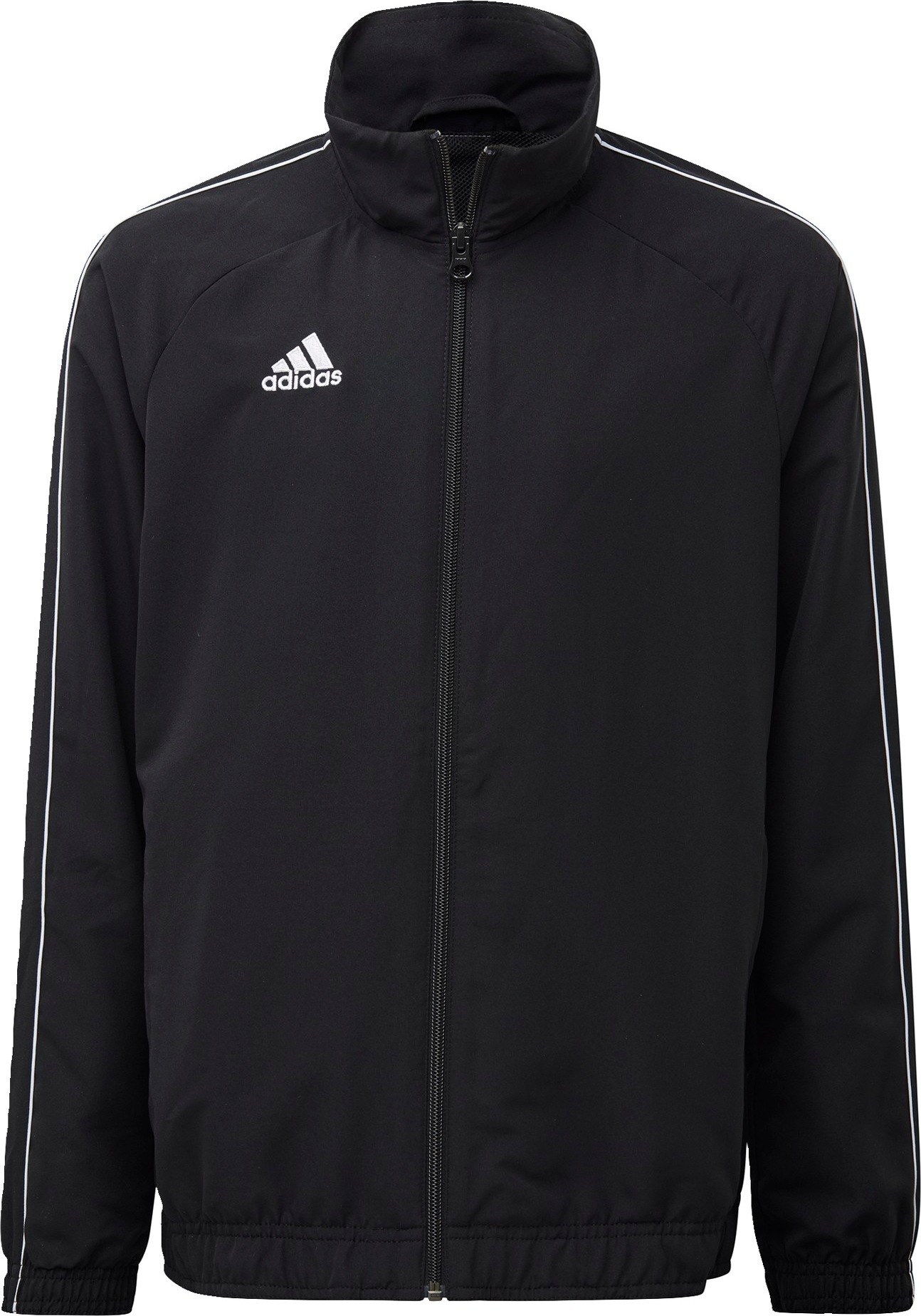 ADIDAS PERFORMANCE Sportovní bunda černá / bílá