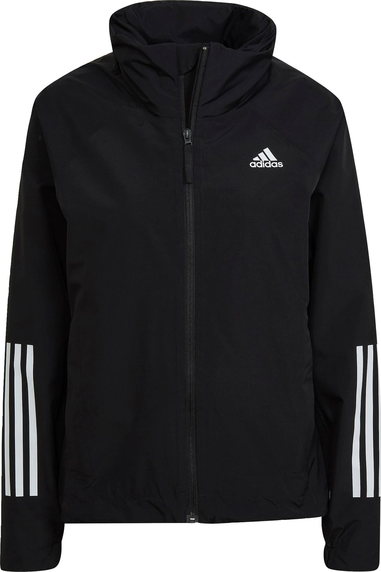 ADIDAS SPORTSWEAR Sportovní bunda černá / bílá