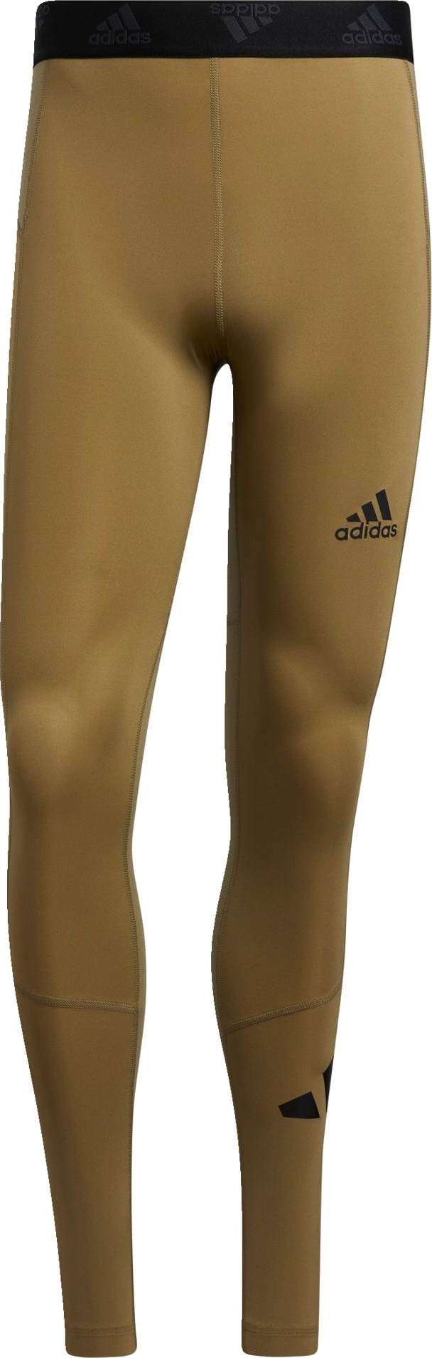 ADIDAS PERFORMANCE Sportovní kalhoty khaki / černá