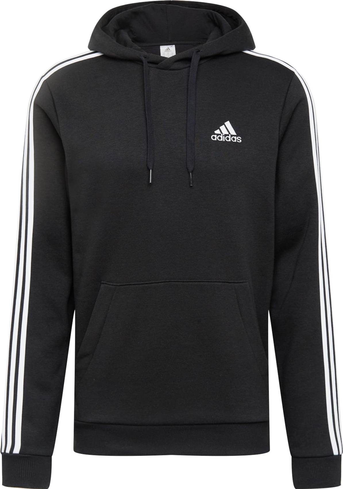 ADIDAS SPORTSWEAR Sportovní mikina černá / bílá