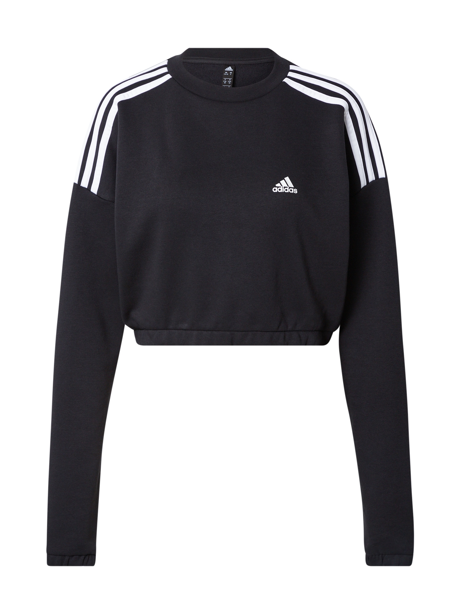 ADIDAS SPORTSWEAR Sportovní mikina černá / bílá