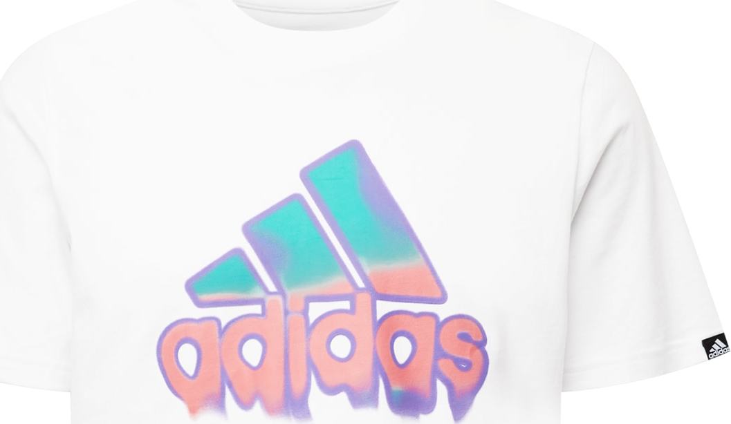 ADIDAS SPORTSWEAR Funkční tričko 'Heat Bos' tyrkysová / pink / bílá