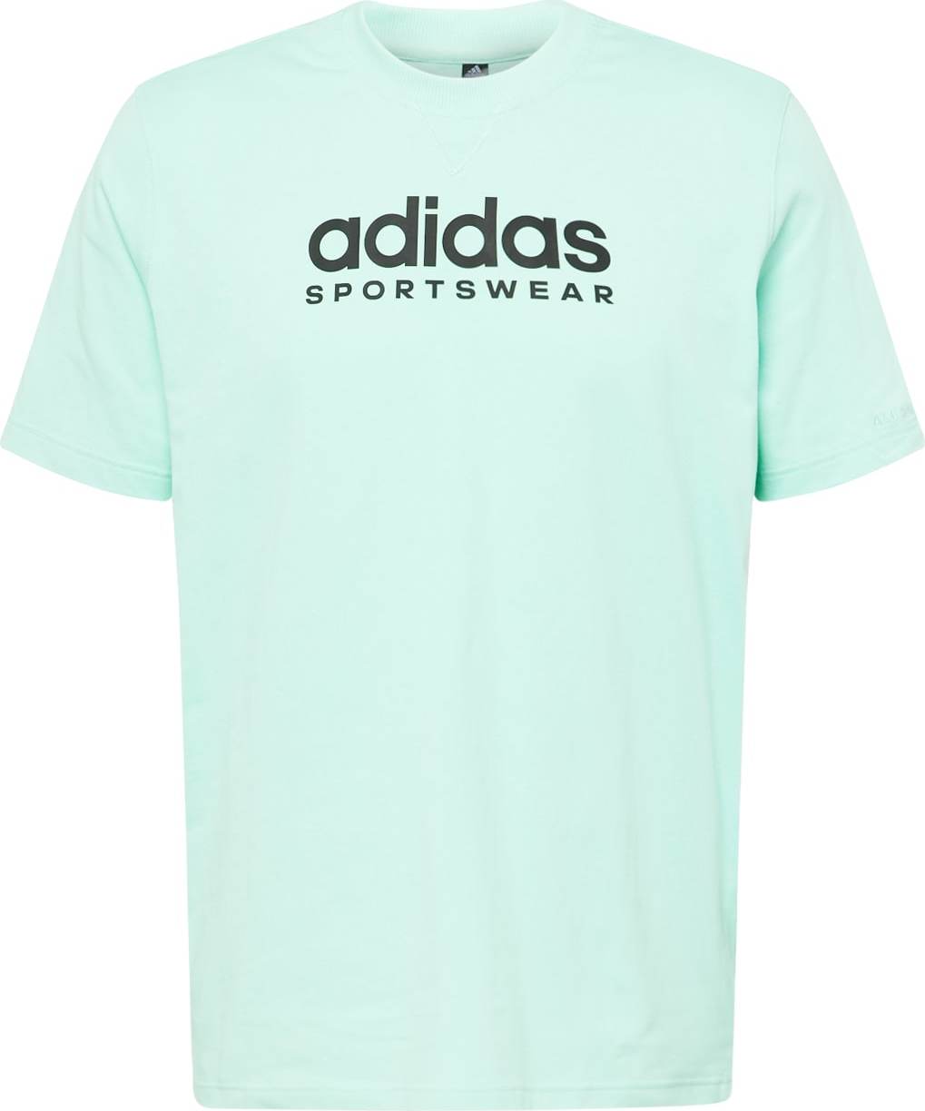 ADIDAS SPORTSWEAR Funkční tričko mátová / černá