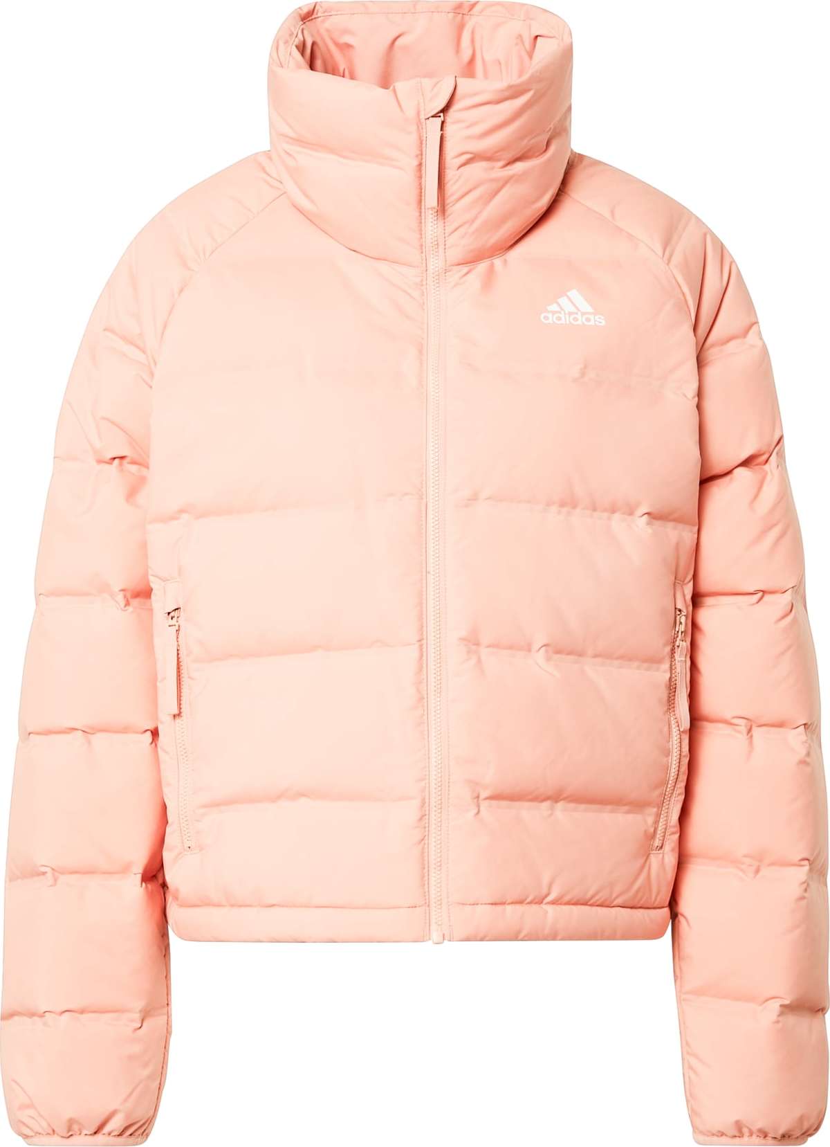 ADIDAS SPORTSWEAR Outdoorová bunda 'Helionic' broskvová