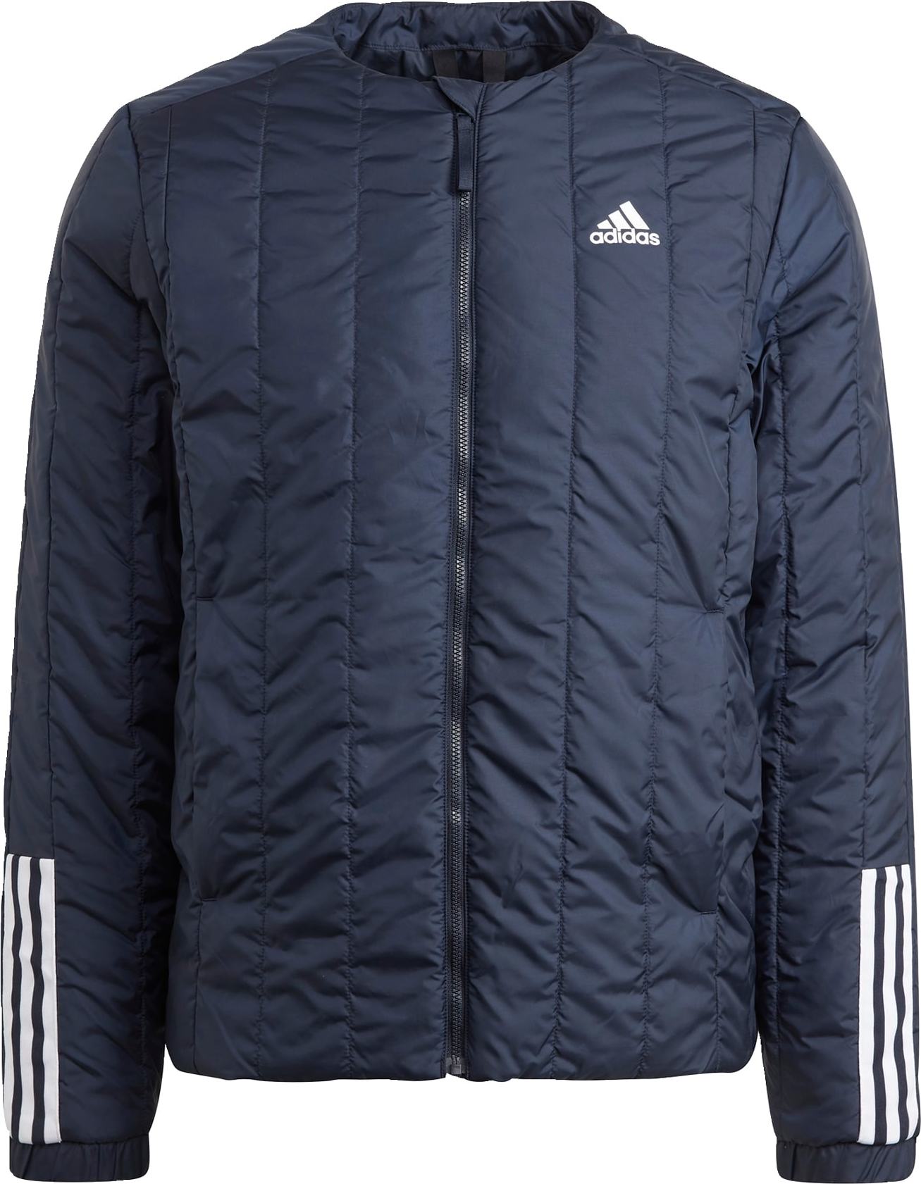 ADIDAS SPORTSWEAR Outdoorová bunda námořnická modř / bílá