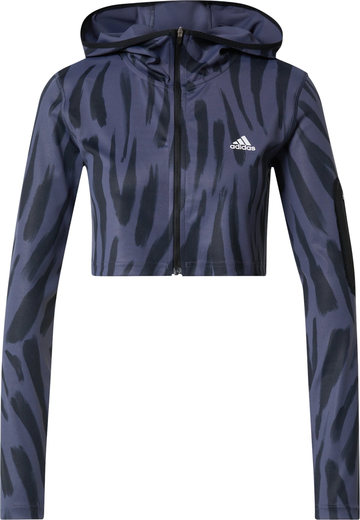 ADIDAS SPORTSWEAR Sportovní bunda indigo / černá