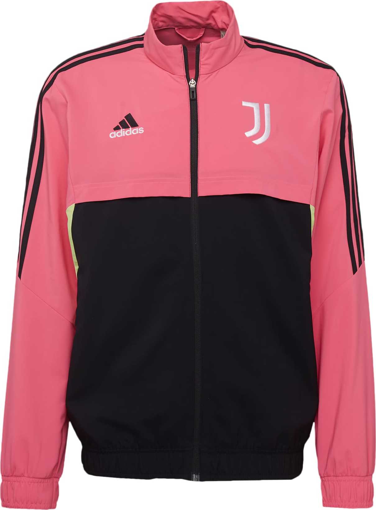 ADIDAS SPORTSWEAR Sportovní bunda 'Juventus Turin Condivo 22' limetková / pink / černá / bílá