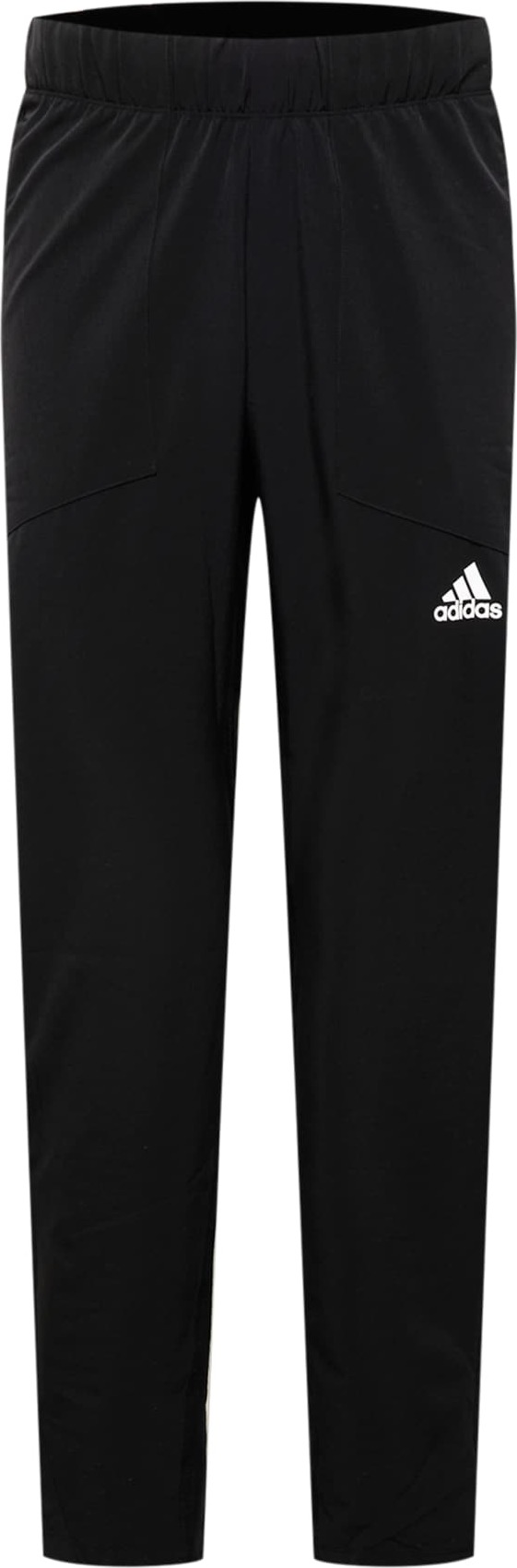 ADIDAS SPORTSWEAR Sportovní kalhoty černá / bílá