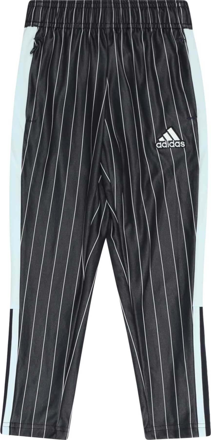 ADIDAS SPORTSWEAR Sportovní kalhoty marine modrá / aqua modrá / světle šedá