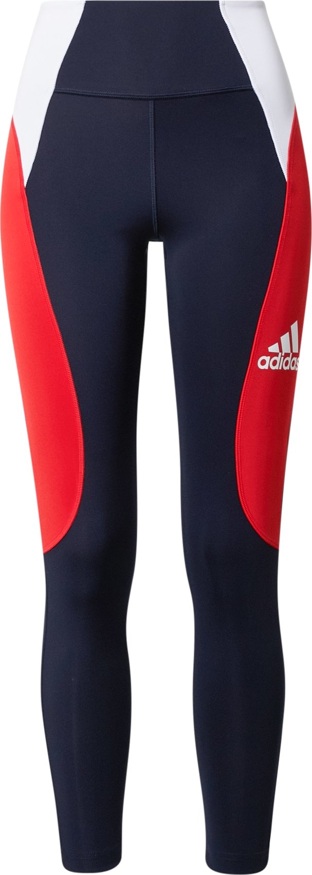 ADIDAS SPORTSWEAR Sportovní kalhoty marine modrá / červená / bílá