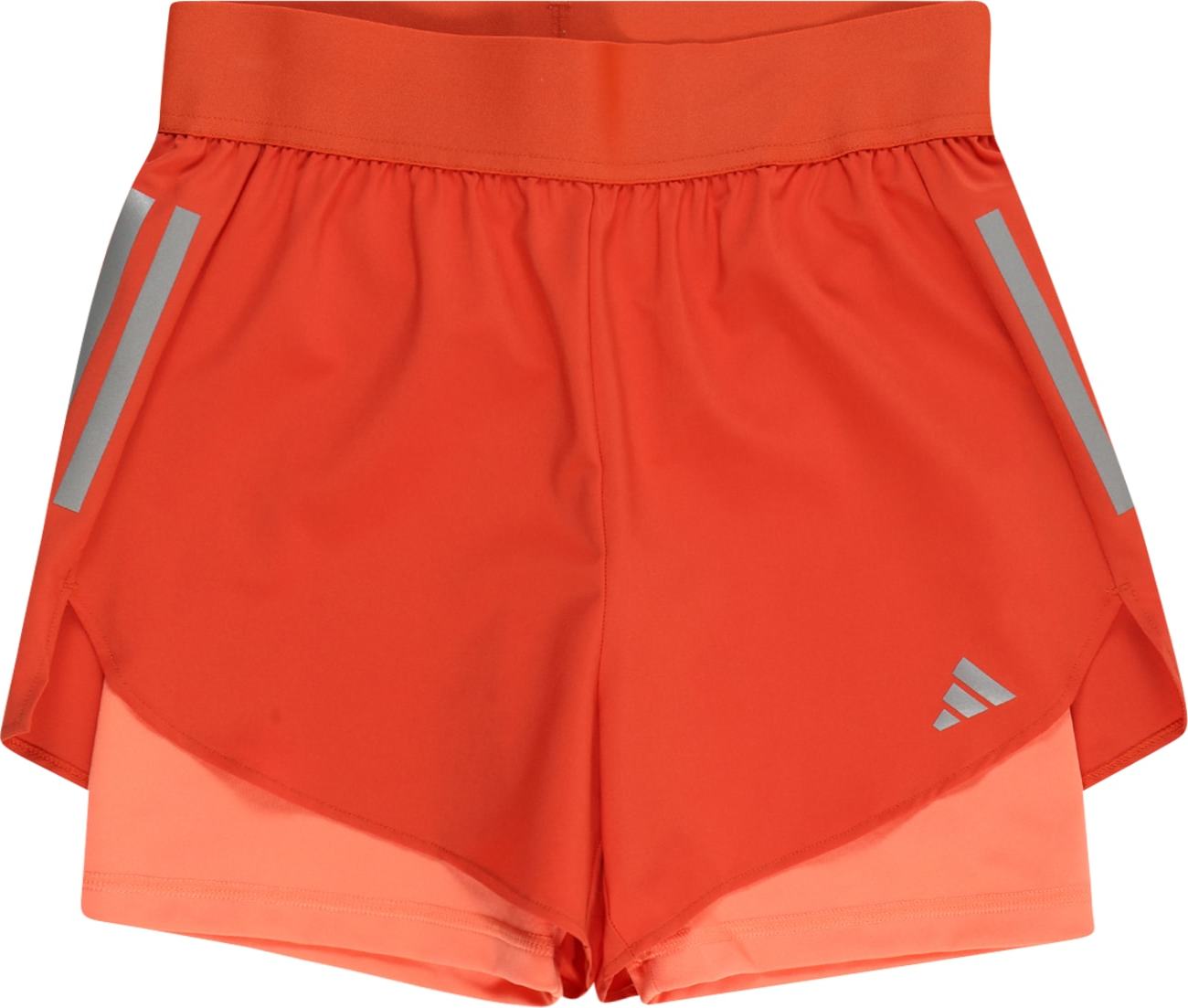 ADIDAS SPORTSWEAR Sportovní kalhoty šedá / korálová / rezavě červená