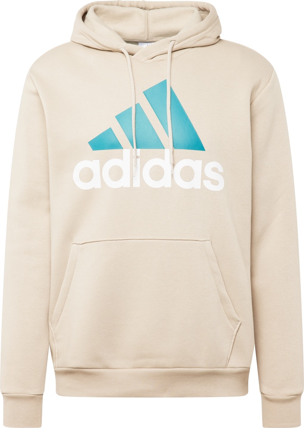 ADIDAS SPORTSWEAR Sportovní mikina béžová / azurová modrá / bílá