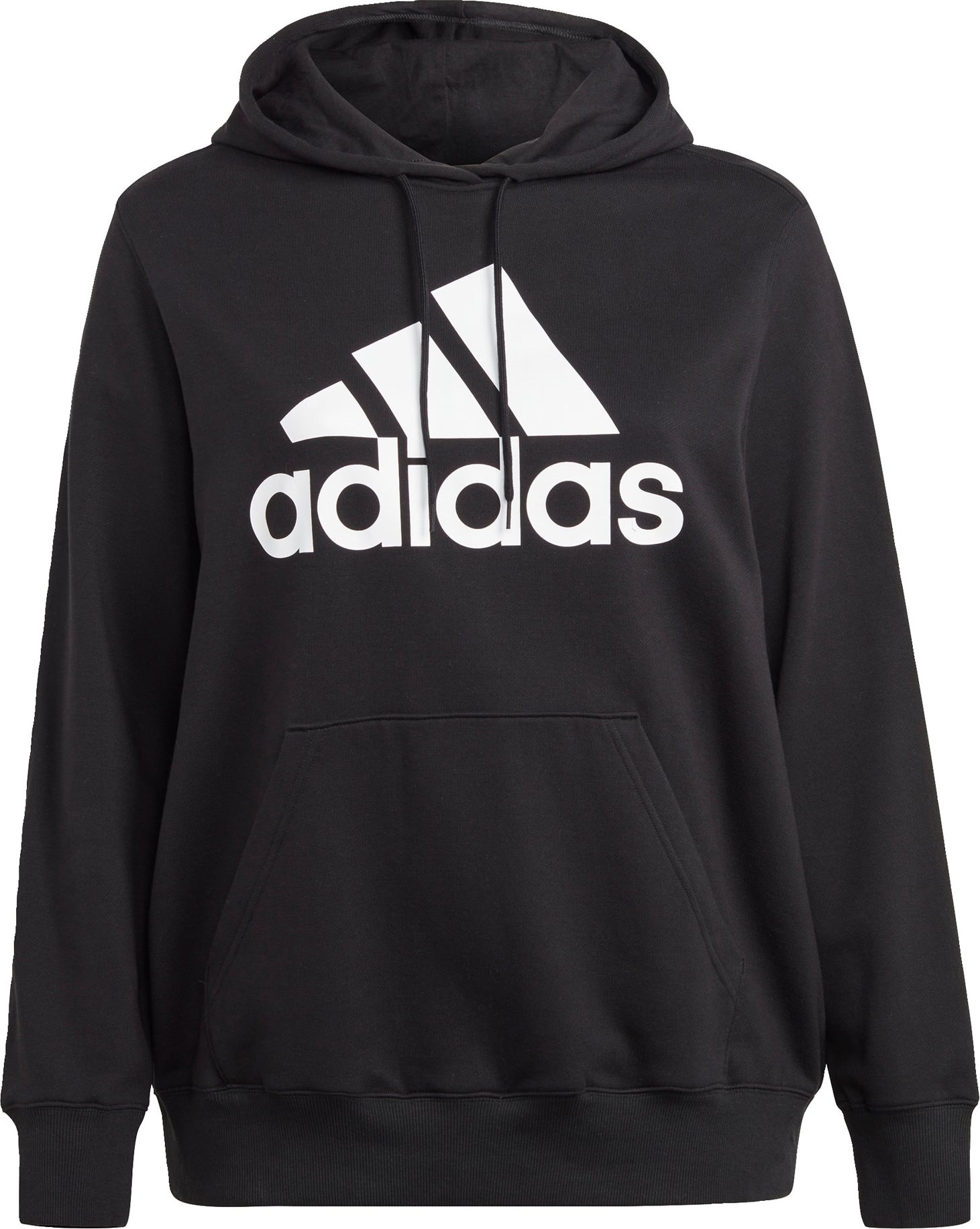 ADIDAS SPORTSWEAR Sportovní mikina černá / bílá