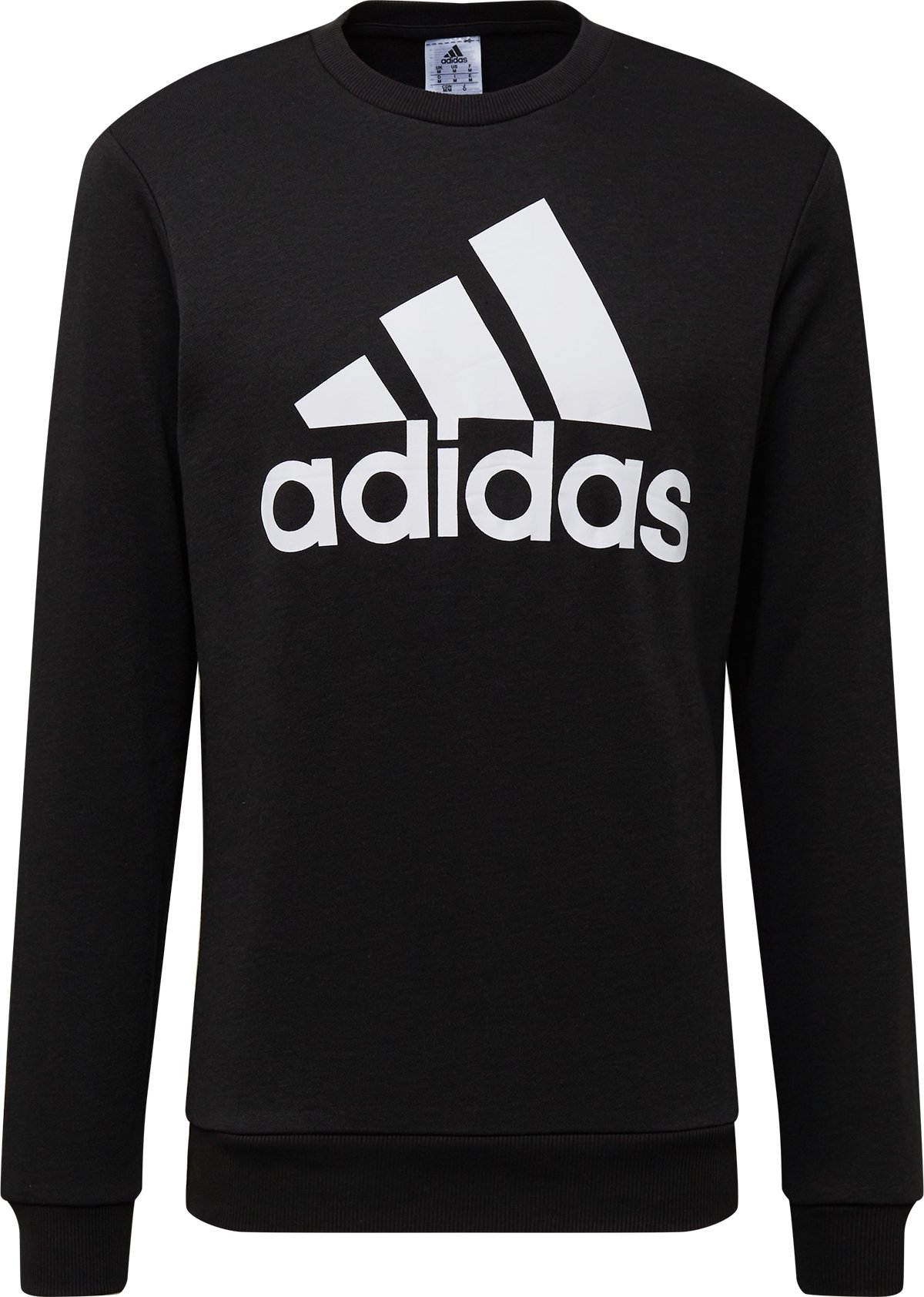 ADIDAS SPORTSWEAR Sportovní mikina černá / bílá