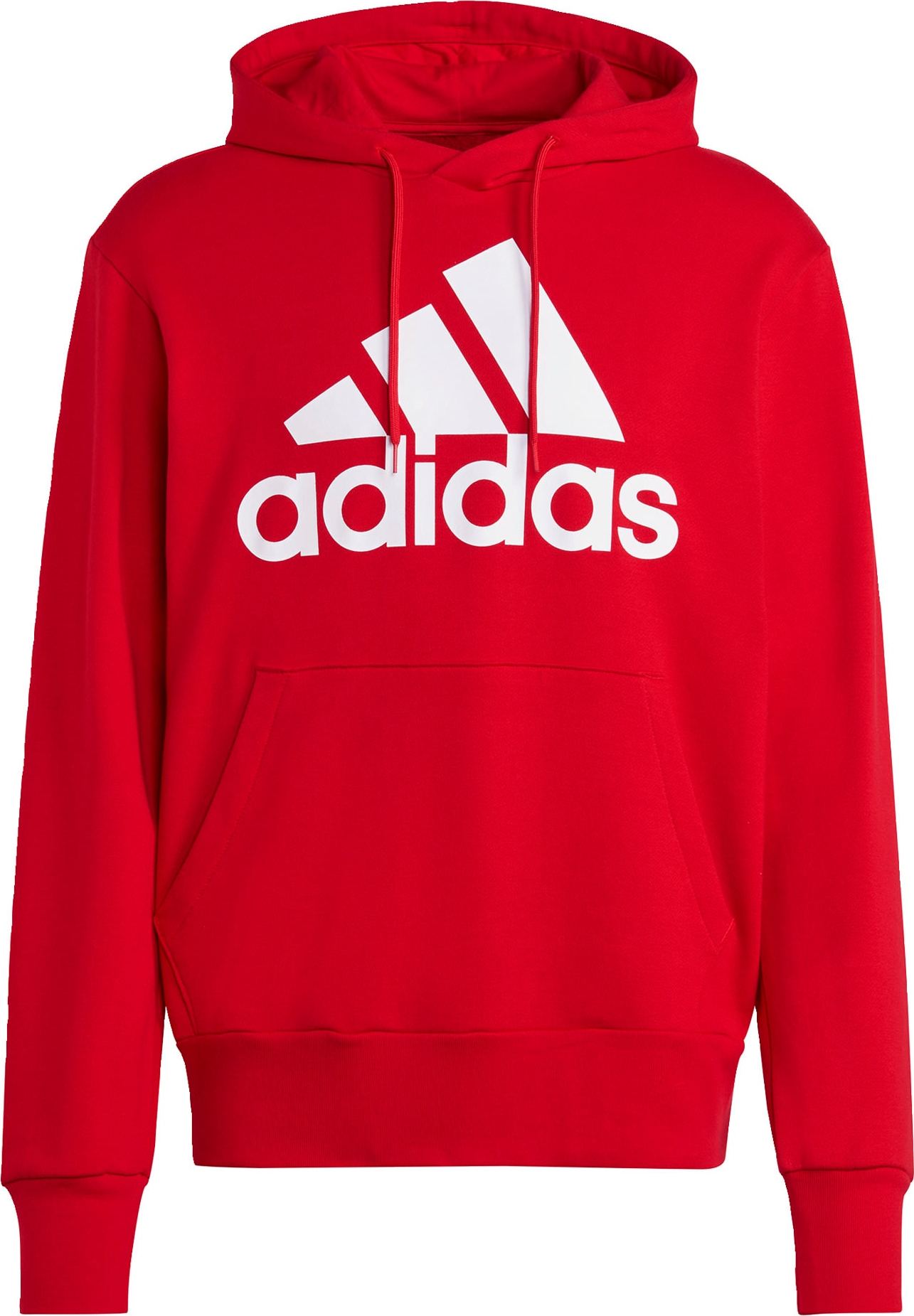 ADIDAS SPORTSWEAR Sportovní mikina červená / bílá