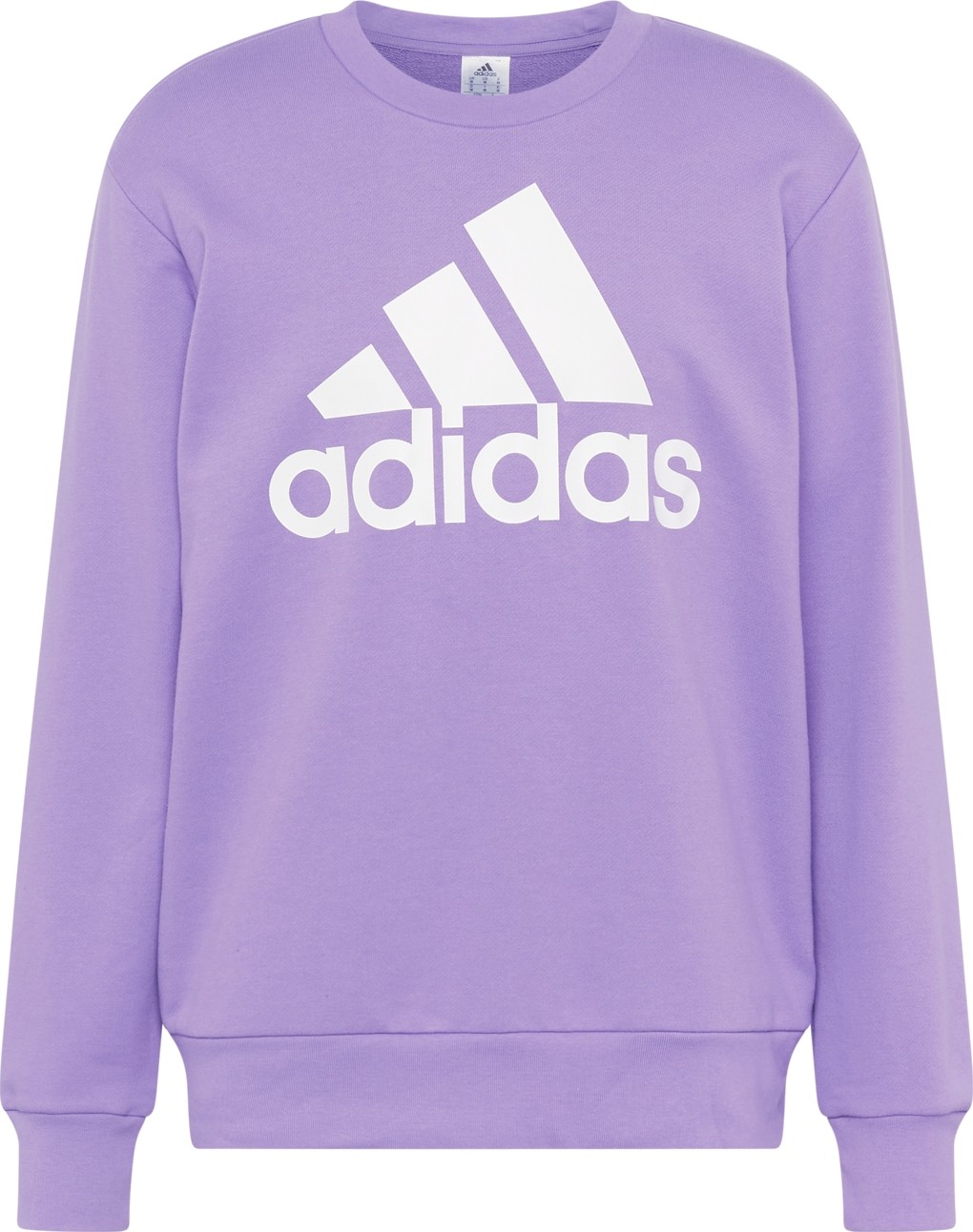 ADIDAS SPORTSWEAR Sportovní mikina fialová / bílá