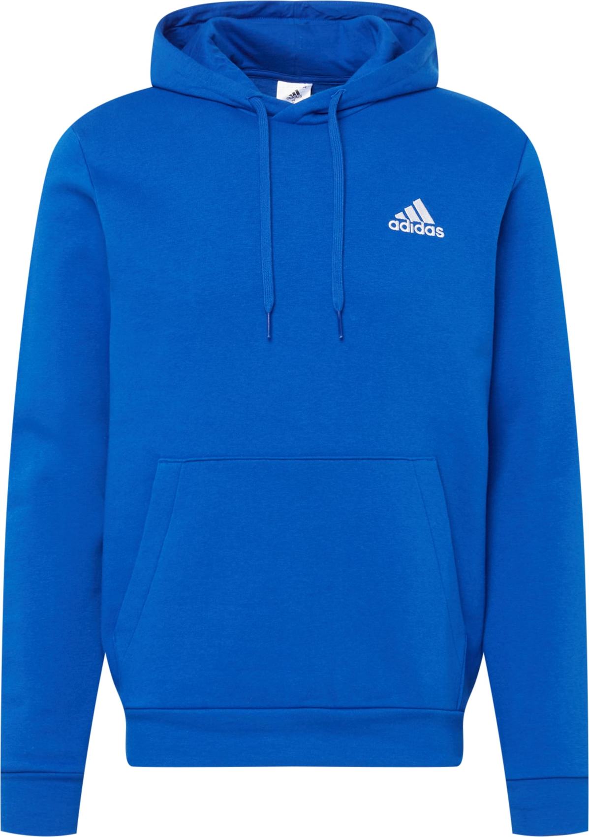 ADIDAS SPORTSWEAR Sportovní mikina královská modrá / bílá