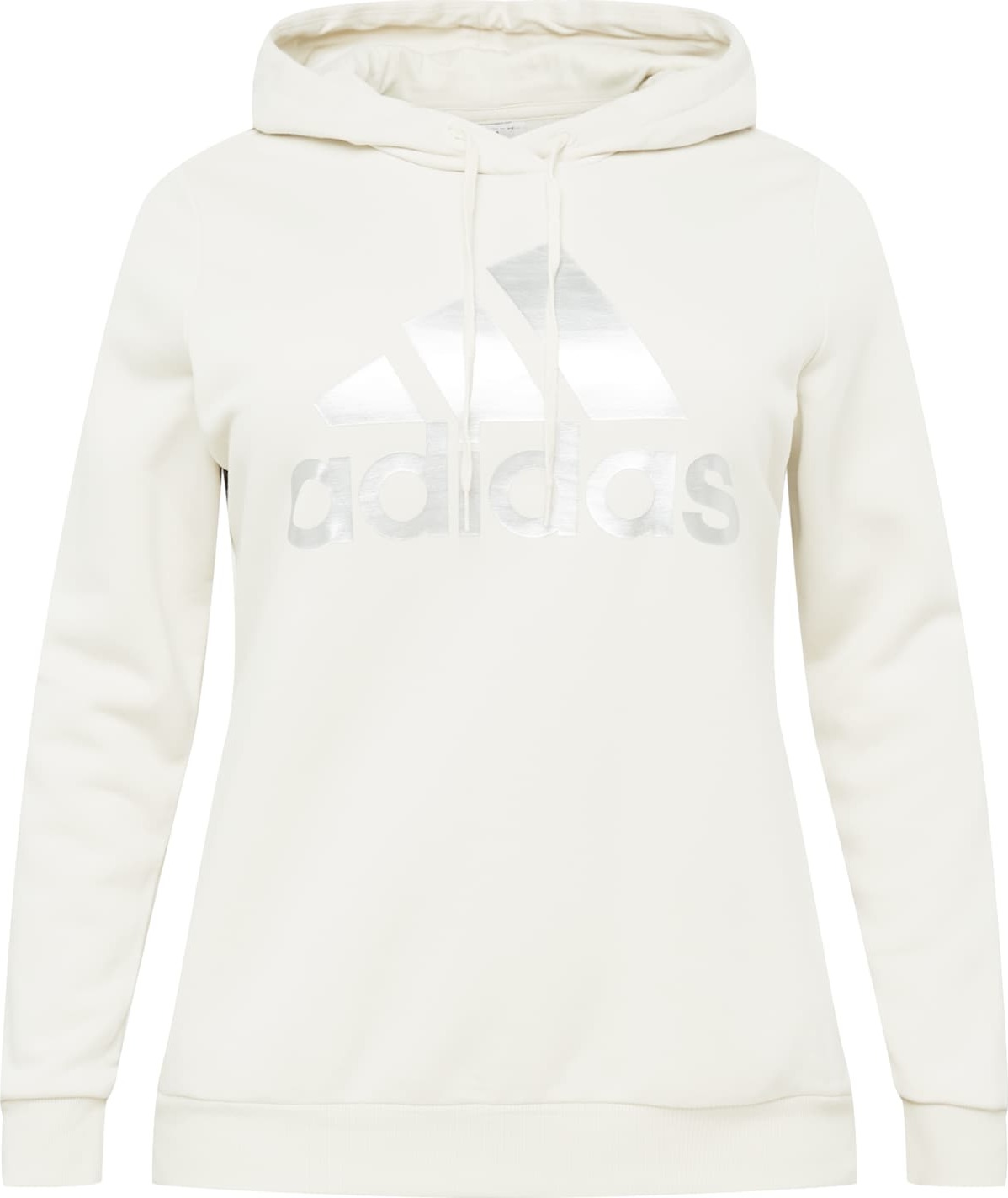 ADIDAS SPORTSWEAR Sportovní mikina krémová / stříbrná