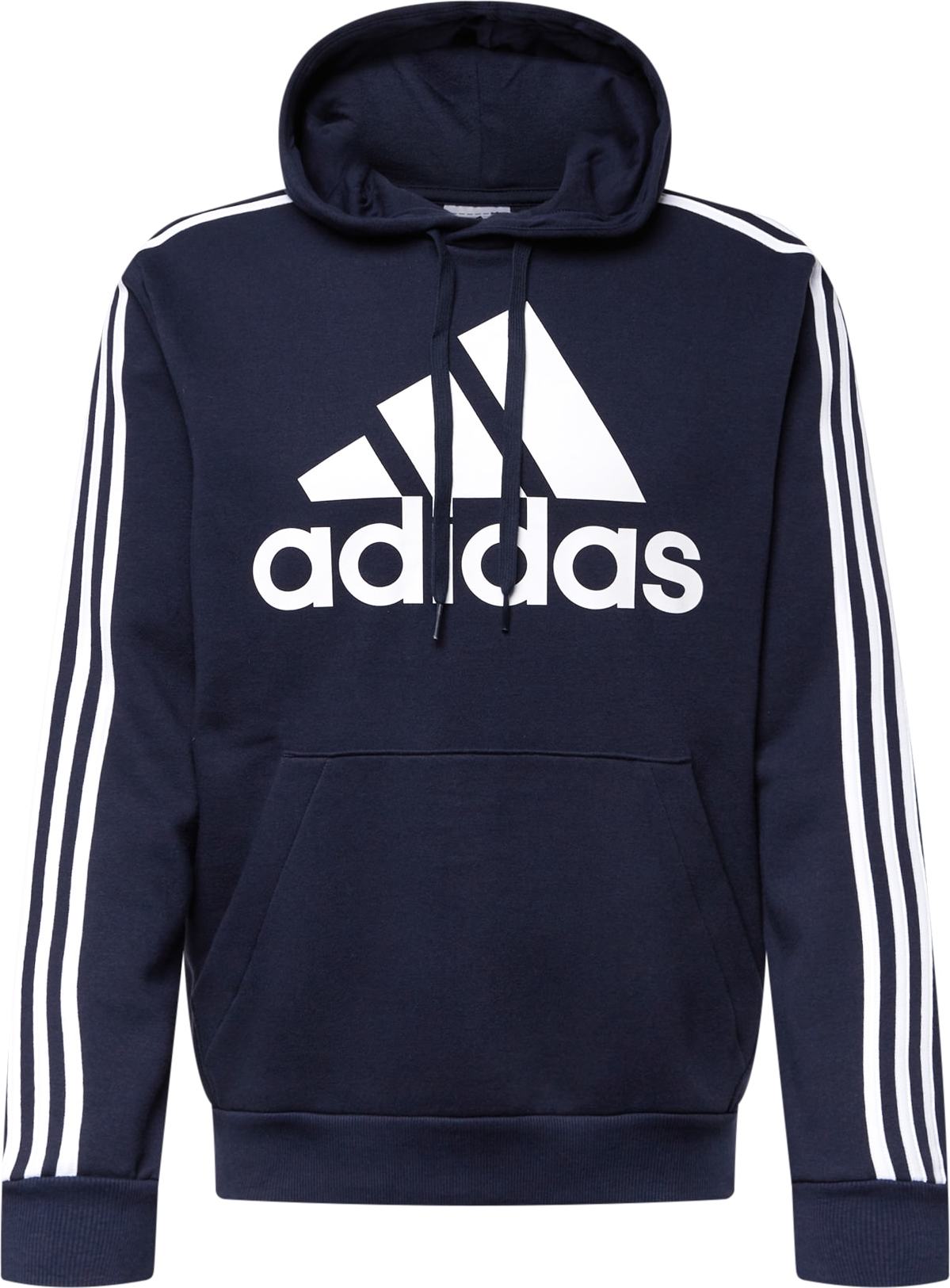 ADIDAS SPORTSWEAR Sportovní mikina noční modrá / bílá