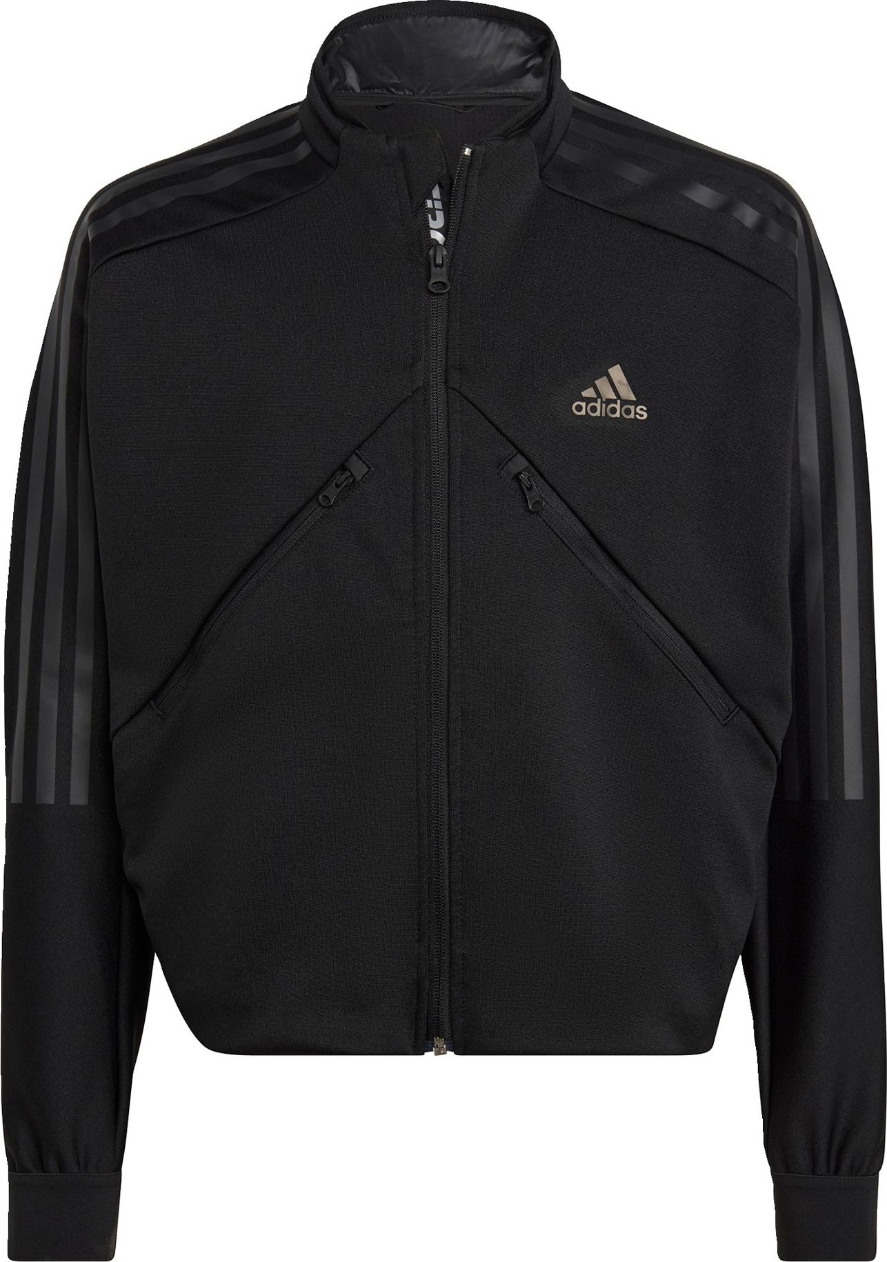 ADIDAS SPORTSWEAR Sportovní mikina šedá / černá