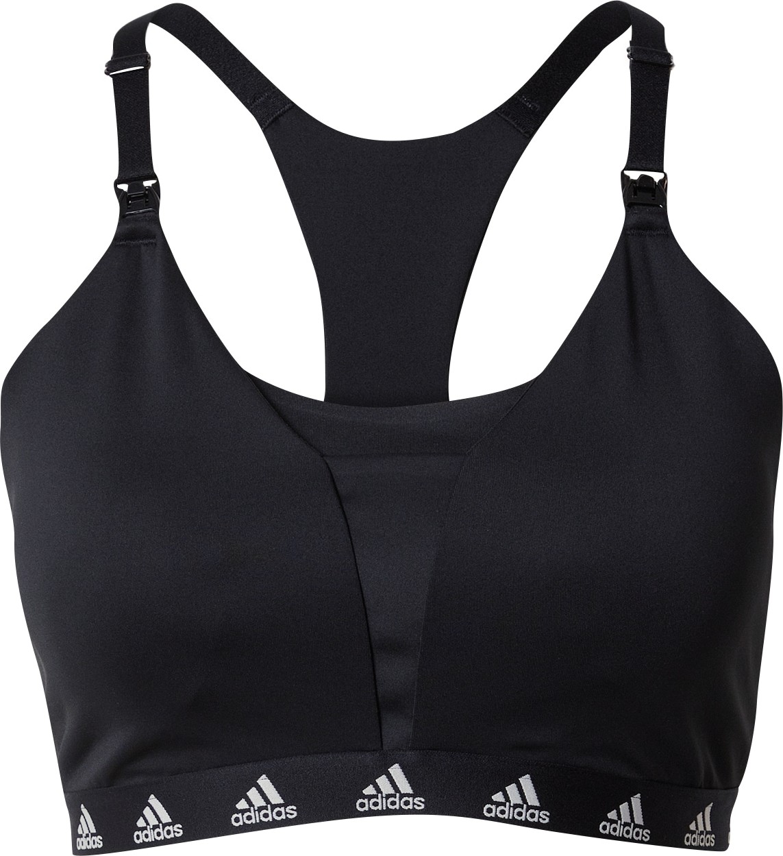 ADIDAS SPORTSWEAR Sportovní podprsenka černá / bílá