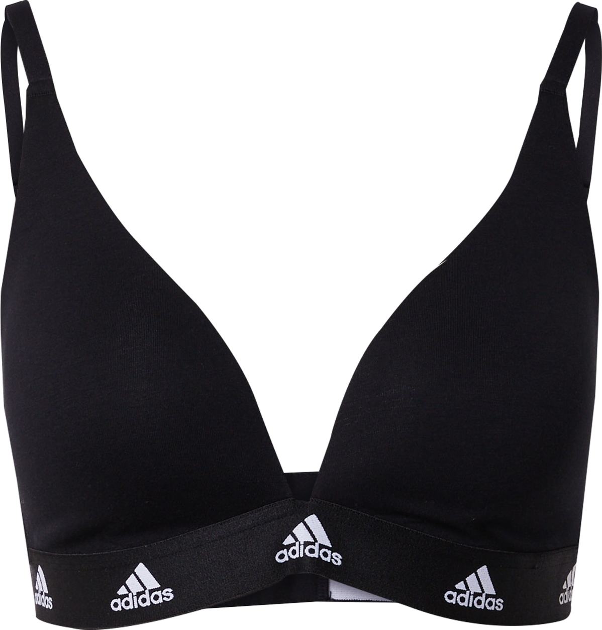 ADIDAS SPORTSWEAR Sportovní podprsenka černá / bílá