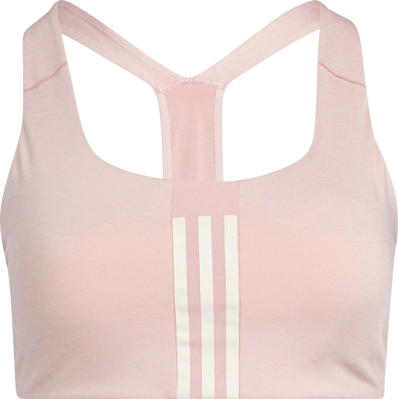 ADIDAS SPORTSWEAR Sportovní podprsenka pastelově růžová / bílá