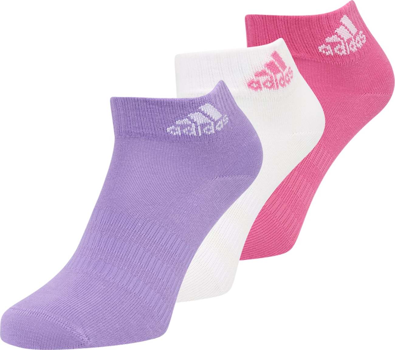 ADIDAS SPORTSWEAR Sportovní ponožky světle fialová / světle růžová / offwhite