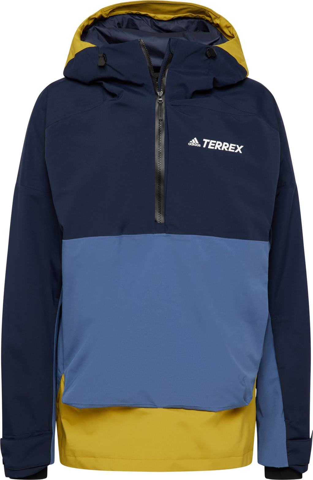 ADIDAS TERREX Outdoorová bunda modrá / marine modrá / karamelová / bílá