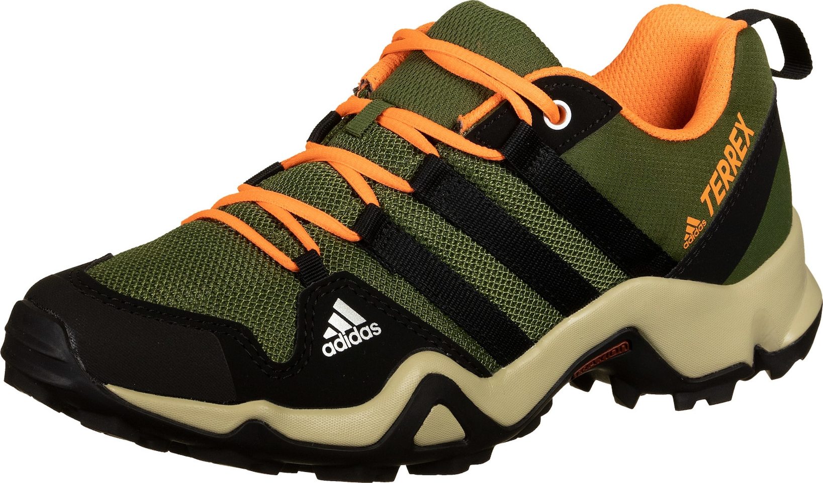 ADIDAS TERREX Polobotky khaki / jasně oranžová / černá / bílá