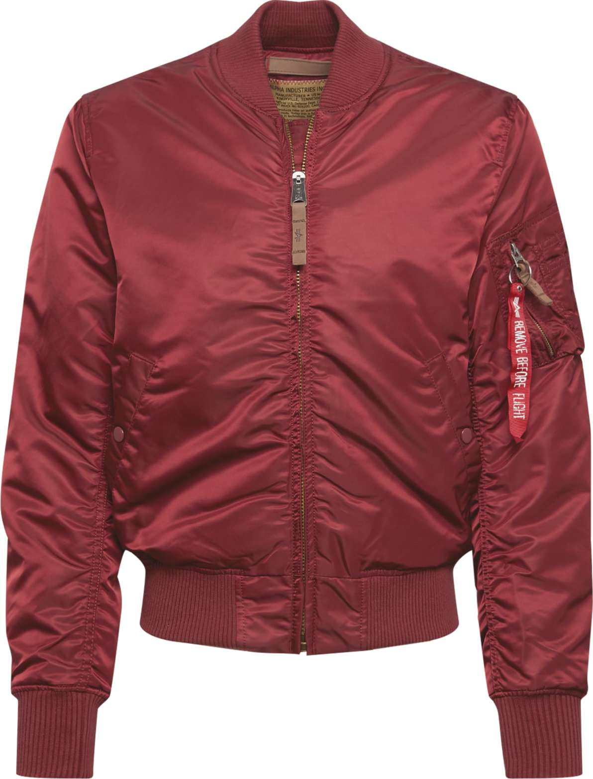 ALPHA INDUSTRIES Přechodná bunda 'MA-1 VF 59' burgundská červeň