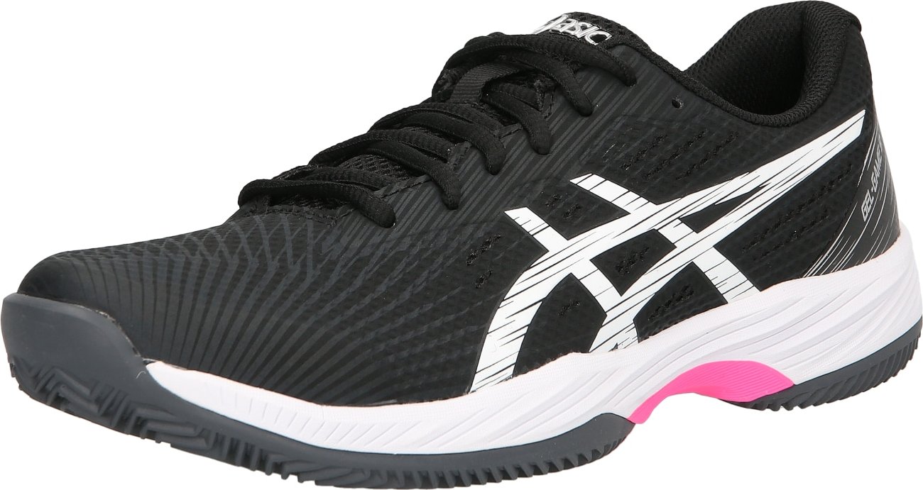 ASICS Sportovní boty černá / bílá