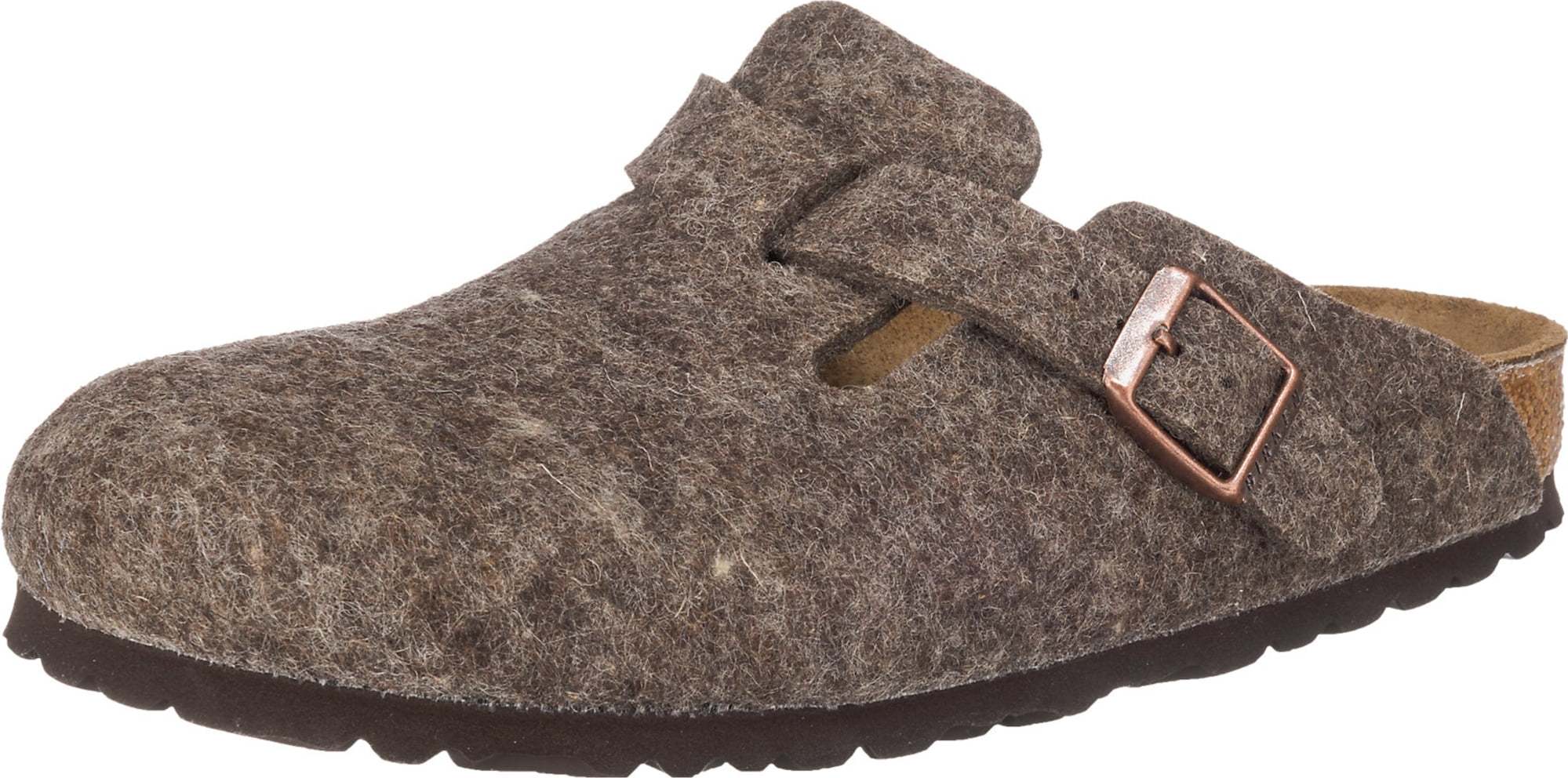 BIRKENSTOCK Pantofle 'Boston' šedobéžová