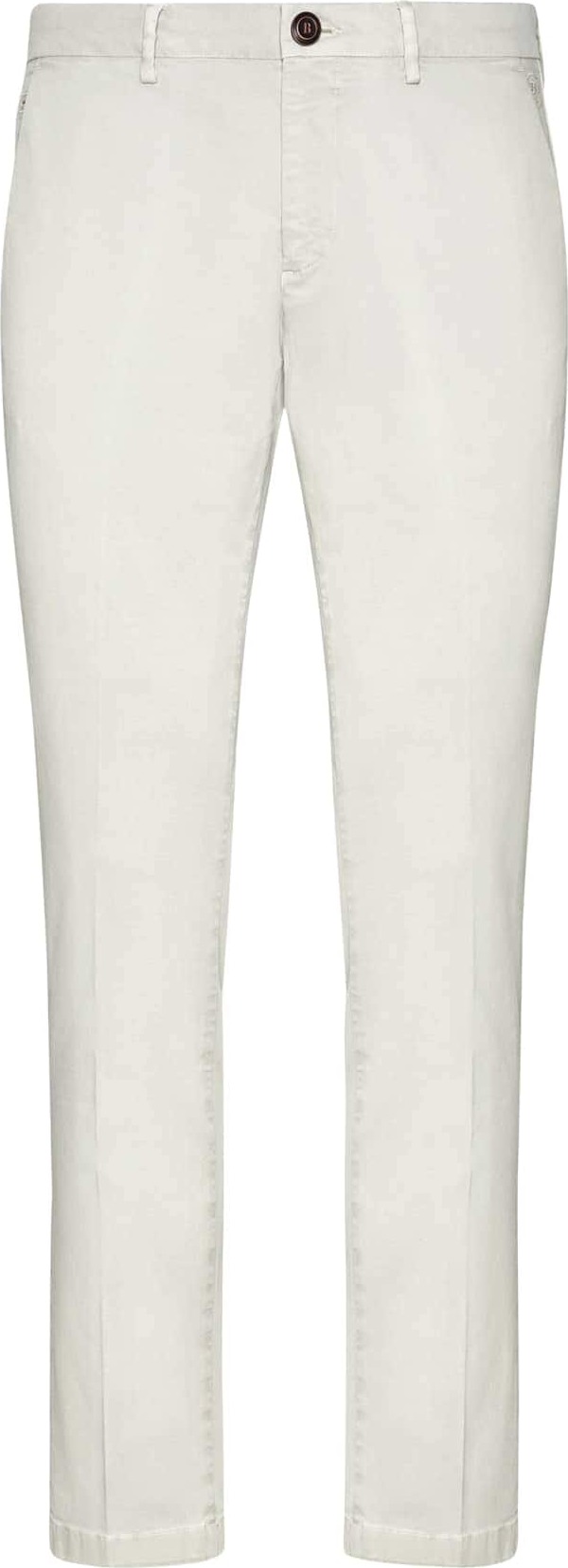 Boggi Milano Kalhoty s puky bílá