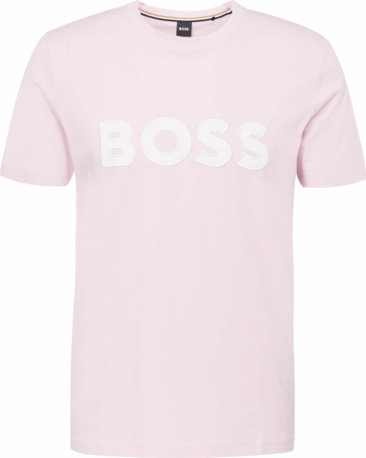 BOSS Black Tričko 'Tiburt' růžová / bílá