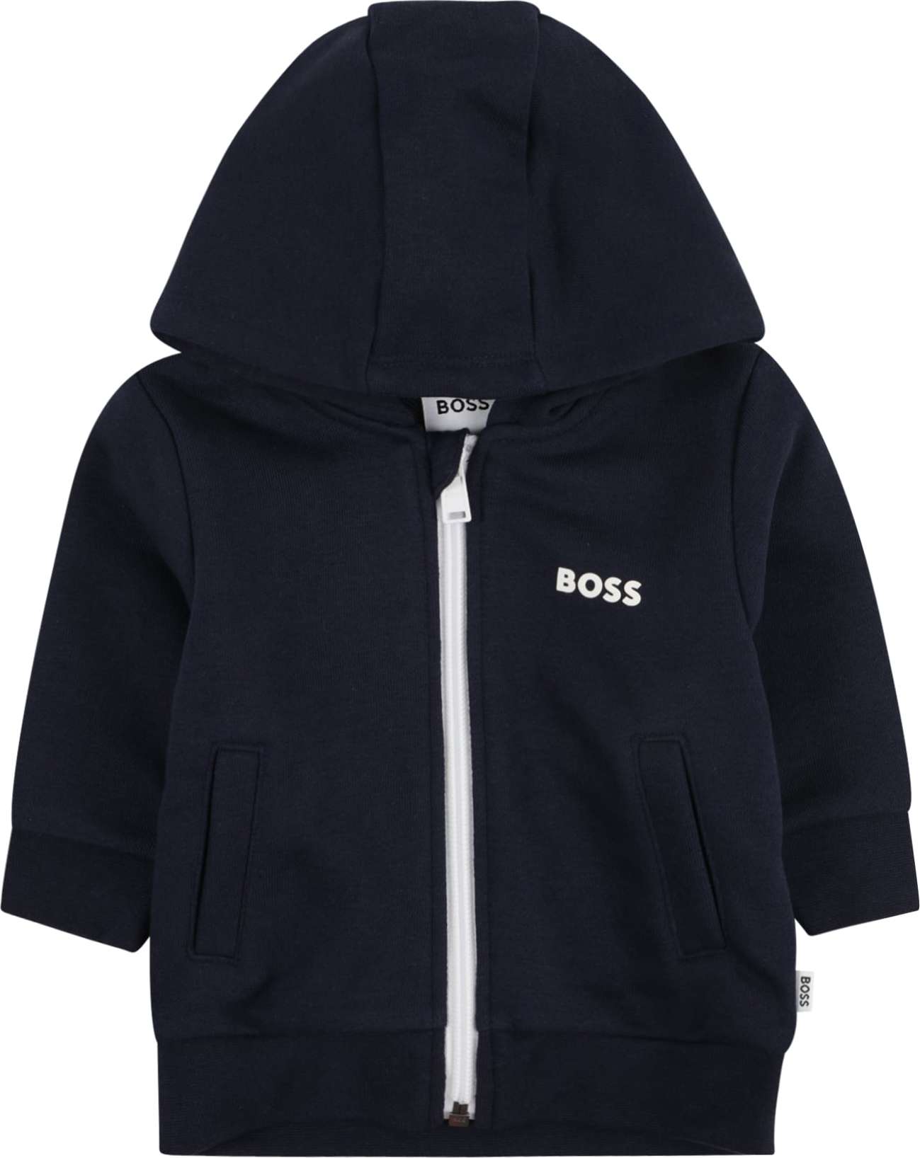 BOSS Kidswear Mikina marine modrá