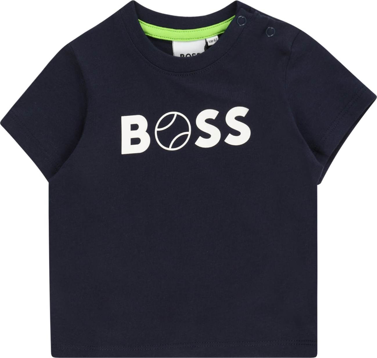 BOSS Kidswear Tričko noční modrá / bílá