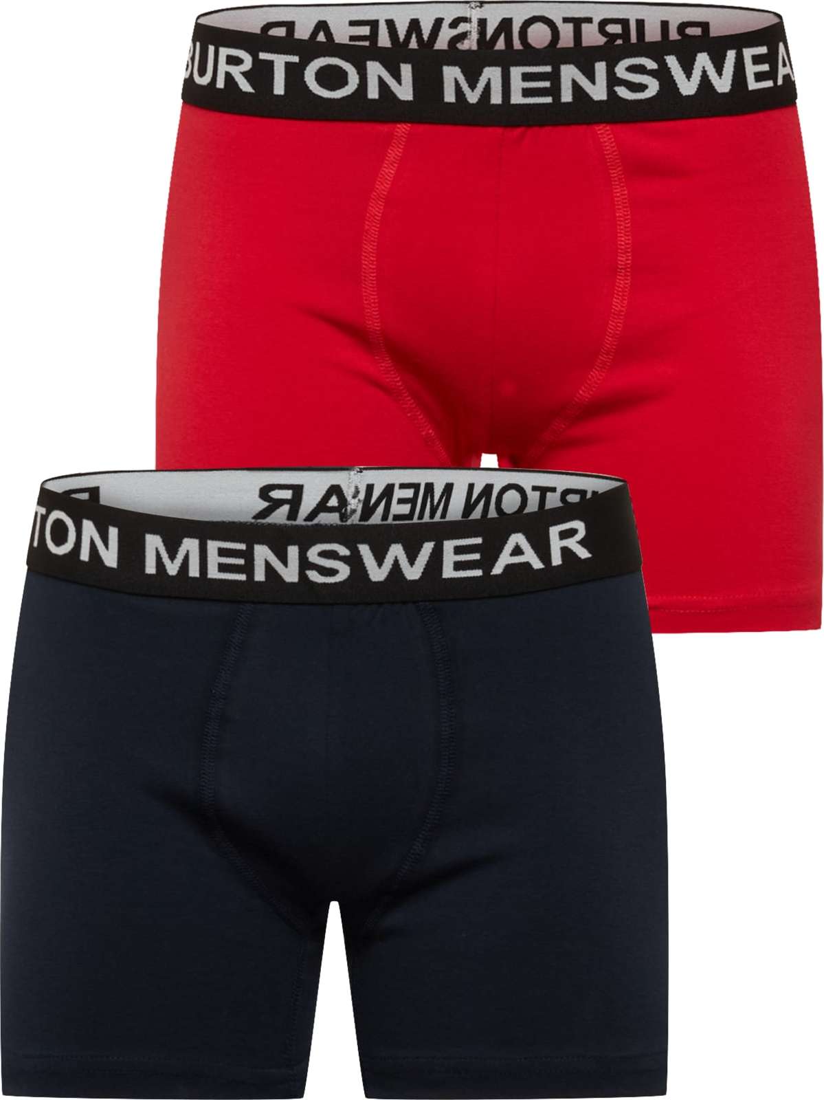 BURTON MENSWEAR LONDON Boxerky marine modrá / červená / černá / bílá