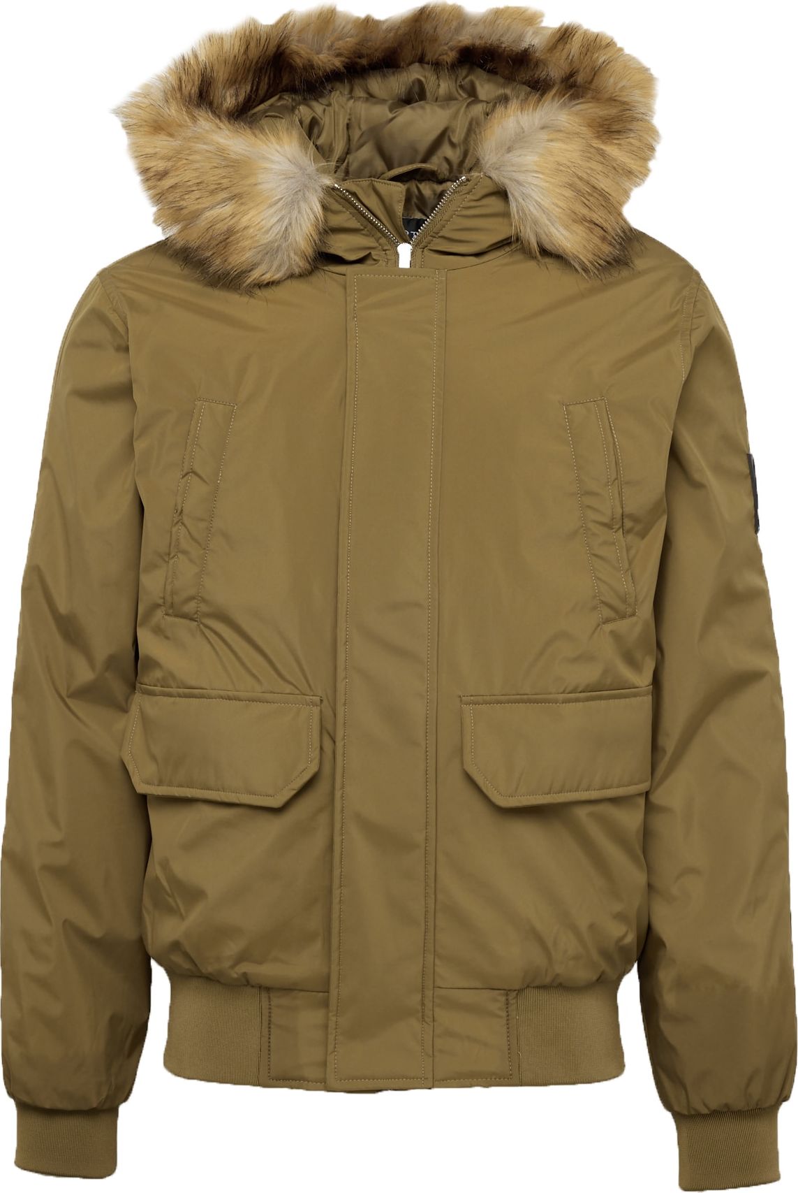 BURTON MENSWEAR LONDON Zimní bunda khaki